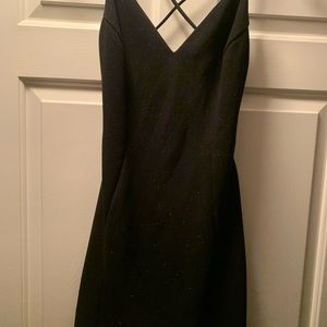 apricot lane homecoming dress sparkly black dress with strappy back